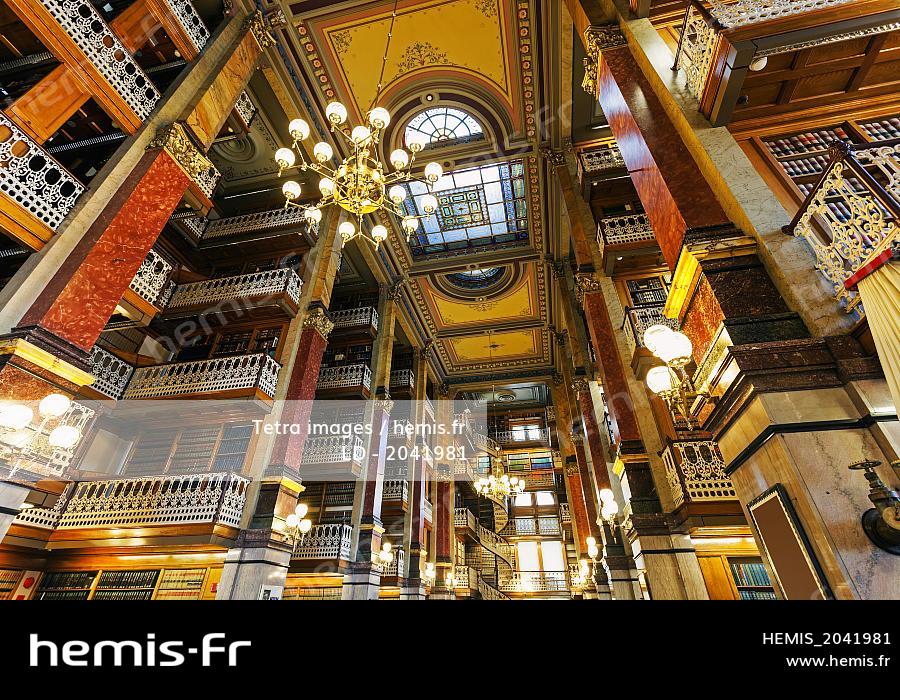 Hemis Old Library In Iowa State Capitol