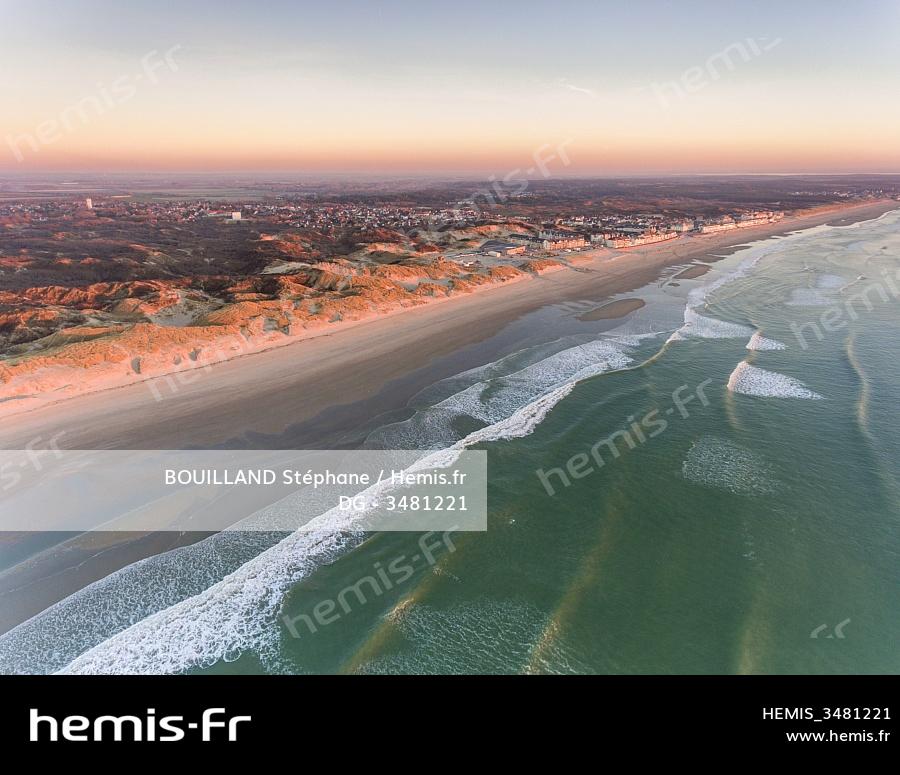 Hemis France somme fort mahon vue aerienne dunes marquenterre entre
