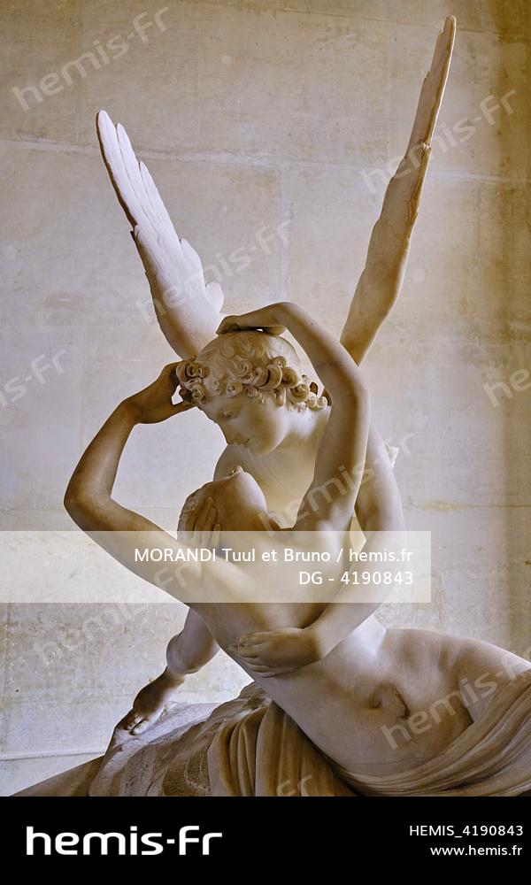 Hemis France paris unesco psyche ranimee baiser amour marbre antonio canova possagno